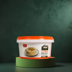 حلوا ارده 500 گرمي با مغز پسته و بادام